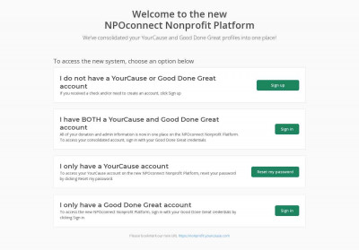 NPOconnect Nonprofit Platform - YourCause NPOconnect Nonprofit Platform - YourCause