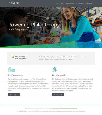 For Nonprofits - The Blackbaud Giving Fund For Nonprofits - The Blackbaud Giving Fund