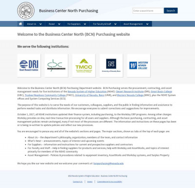 AssetWorks BCN Purchasing - Nevada System of Higher ... AssetWorks BCN Purchasing - Nevada System of Higher ...