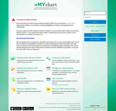 MYchart - Login Page MYchart - Login Page