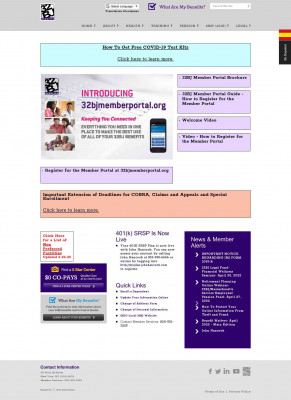 32BJ Benefit Funds Home Page 32BJ Benefit Funds Home Page
