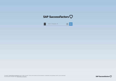 Login - SAP SuccessFactors Login - SAP SuccessFactors