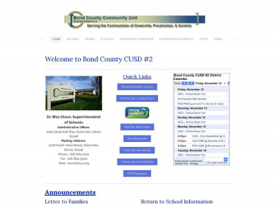 For Parents/Students - Bond County CUSD #2 For Parents/Students - Bond County CUSD #2