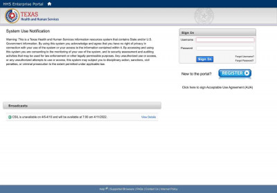 HHS Enterprise Portal - Login - Texas Health and Human HHS Enterprise Portal - Login - Texas Health and Human