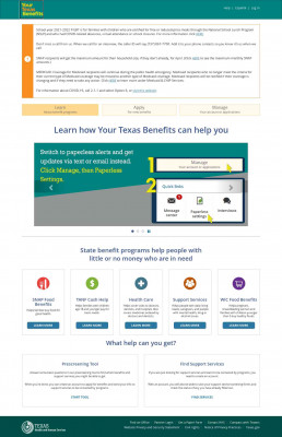 Your Texas Benefits - Learn Your Texas Benefits - Learn