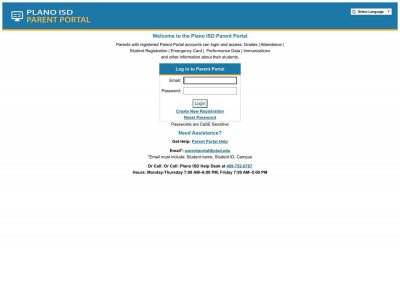 Plano ISD - Parent Portal for Grades & Attendance Plano ISD - Parent Portal for Grades & Attendance