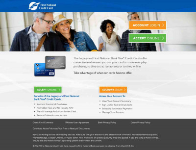 First National Credit Card First National Credit Card