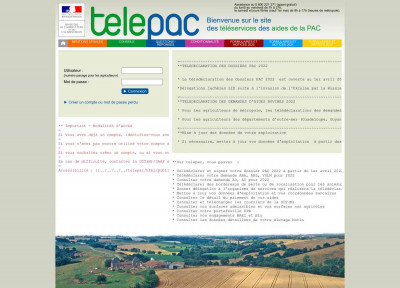Telepac - Téléservices des aides de la PAC Telepac - Téléservices des aides de la PAC