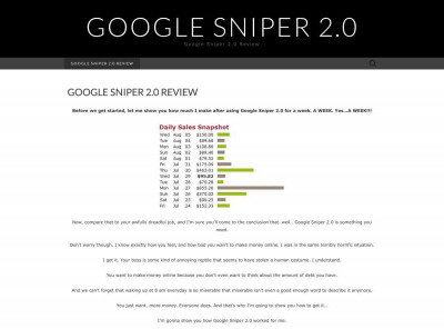 Google Sniper 2.0 - WordPress.com Google Sniper 2.0 - WordPress.com