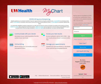MyChart - Login Page - UW Health MyChart - Login Page - UW Health