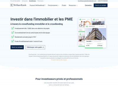 WeShareBonds - Plateforme de crowdfunding immobilier et ... WeShareBonds - Plateforme de crowdfunding immobilier et ...