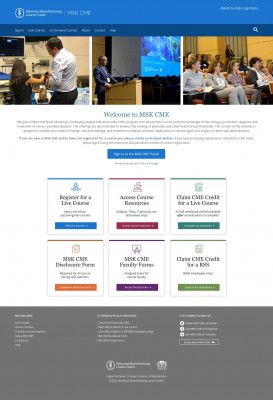 MSK CME Continuing Education - Help MSK CME Continuing Education - Help