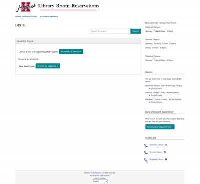 Space Availability - Holmes Community College Space Availability - Holmes Community College