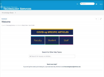 Accessing Whitmail on your Mobile Device - Knowledge Base Accessing Whitmail on your Mobile Device - Knowledge Base