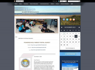 Parent Portal - West Haven Board of Education Parent Portal - West Haven Board of Education