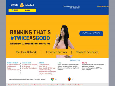 Login - Indian Bank Login - Indian Bank