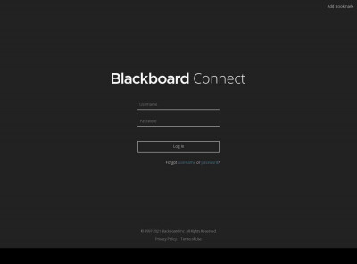 Blackboard Connect: Login Blackboard Connect: Login