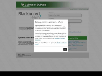 Blackboard - College of DuPage Blackboard - College of DuPage