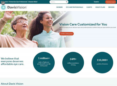 Davis Vision - Comprehensive vision care insurance benefits Davis Vision - Comprehensive vision care insurance benefits