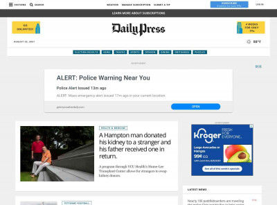 Daily Press: Hampton Roads News, Virginia News & Videos Daily Press: Hampton Roads News, Virginia News & Videos