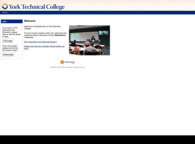 Sign In - York Technical College Online Courses Sign In - York Technical College Online Courses
