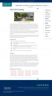 Student Services Information - Wor-Wic Community College Student Services Information - Wor-Wic Community College