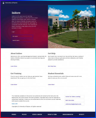 Isidore : University of Dayton, Ohio Isidore : University of Dayton, Ohio