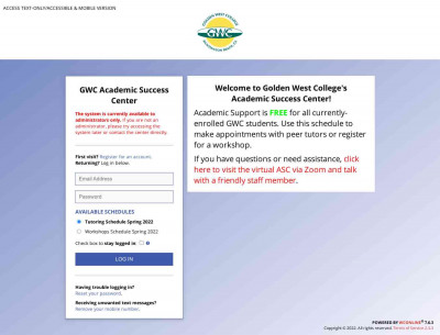GWC Academic Success Center GWC Academic Success Center