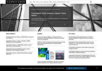 New York - Homepage | Cadwalader New York - Homepage | Cadwalader