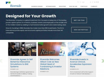 The Riverside Company - Private Equity | Recapitalization ... The Riverside Company - Private Equity | Recapitalization ...