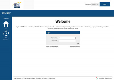 Login - Language Login - Language