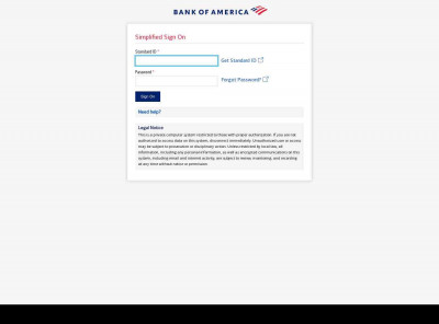 Bank of America: Sign On Bank of America: Sign On