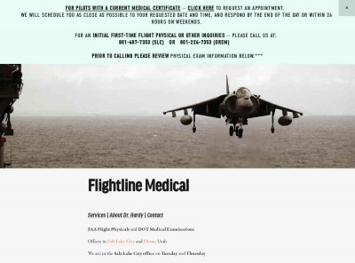 Flightline Occupational Medicine Flightline Occupational Medicine