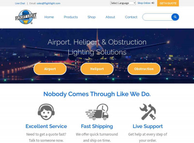 Flight Light: Runway Lights, Airport Lighting, Windsocks Flight Light: Runway Lights, Airport Lighting, Windsocks
