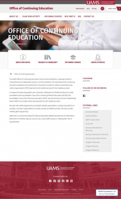 Frequently Asked Questions - UAMS Office of Continuing ... Frequently Asked Questions - UAMS Office of Continuing ...