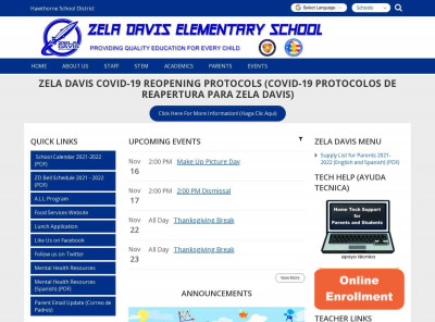 Zela Davis Elementary School - School Loop