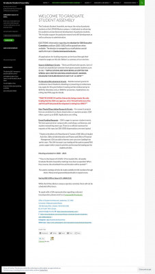 Graduate Student Assembly - WordPress.com Graduate Student Assembly - WordPress.com