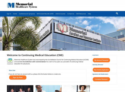 Memorial Healthcare System - Continuing Medical Education ... Memorial Healthcare System - Continuing Medical Education ...