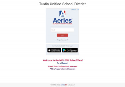 Aeries: Portals - Tustin Unified School District Aeries: Portals - Tustin Unified School District