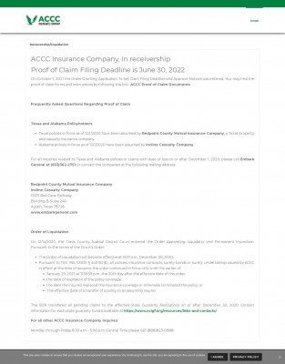 ACCC Policyholders | ACCC Insurance Company ACCC Policyholders | ACCC Insurance Company