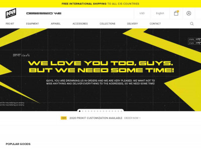 NAVI Shop - 100% Official Online Merchandise Store | Natus ... NAVI Shop - 100% Official Online Merchandise Store | Natus ...