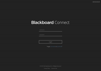 Blackboard Connect: Login Blackboard Connect: Login