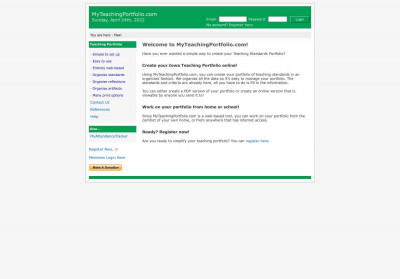 Login - My Teaching Portfolio Login - My Teaching Portfolio