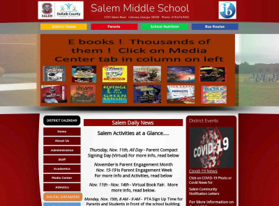 STUDENT Registration for - Salem Middle School STUDENT Registration for - Salem Middle School