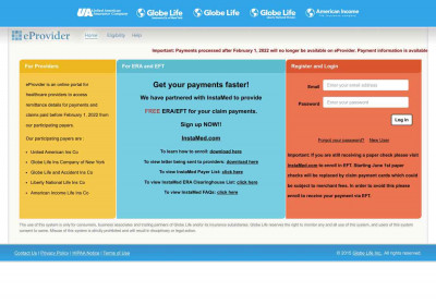 eProvider Home - Globe Life eProvider Home - Globe Life