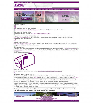 E-ZPass® New York E-ZPass® New York