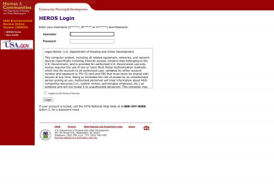 HEROS Login HEROS Login