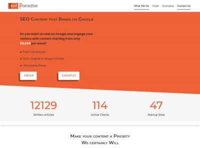 Text Paradise - Your Content Writing Service Text Paradise - Your Content Writing Service
