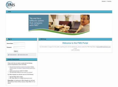 FMS Portal: Mobile Home FMS Portal: Mobile Home