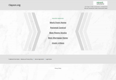 Network Solutions - Clayson.org Network Solutions - Clayson.org